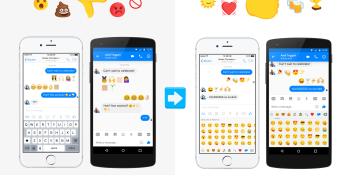 Facebook Messenger’s emojis now look the same on all platforms