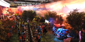 Inside the Zelda theme park at Nintendo’s E3 booth