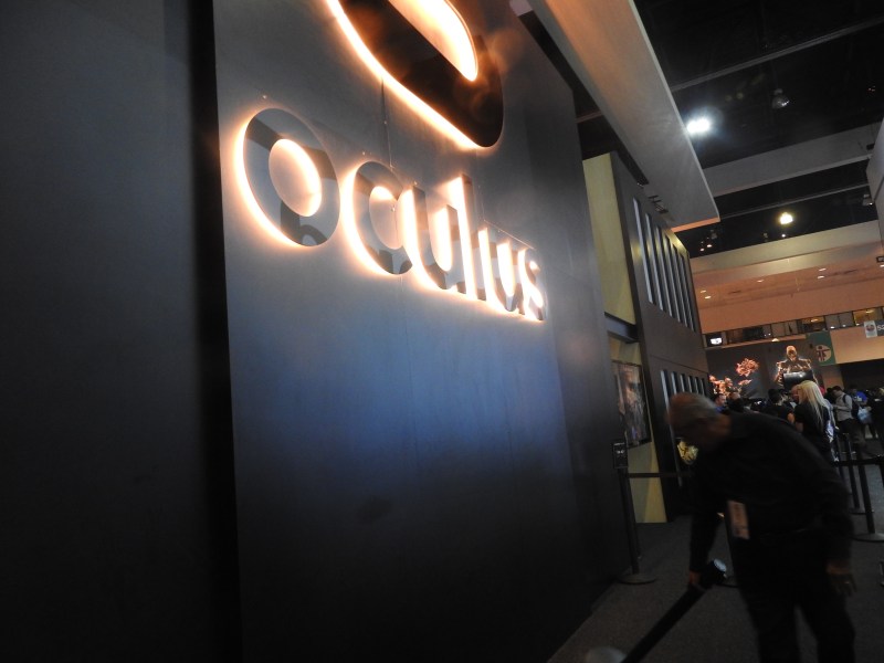 Oculus VR had a big booth to tout virtual reality. There were 53 VR companies.