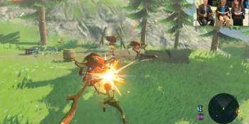 The Legend of Zelda: Breath of the Wild has Link cooking, wielding an axe, and more