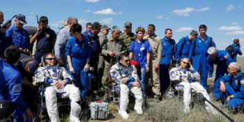 3 astronauts return to Earth after six months aboard the International Space Station