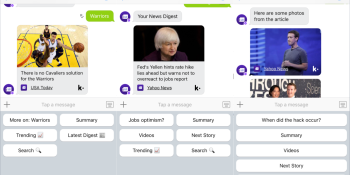Yahoo launches Kik bots for news, weather, and virtual pets