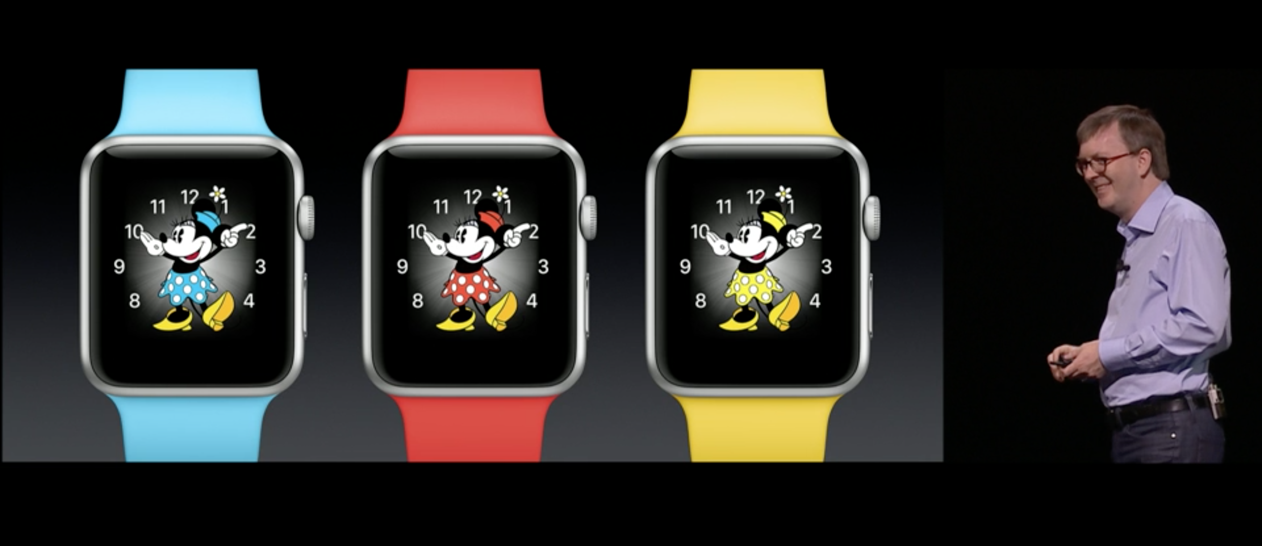 Minnie watch faces coming in Apple's watchOS 3 for the Apple Watch.