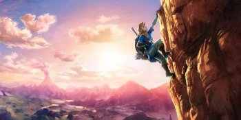 More Zelda Wii U art: See that mountain? You can climb it