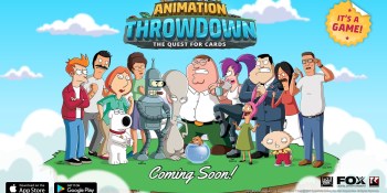 Animation Throwdown mobile card game mashes up Family Guy, Futurama, and other TV shows