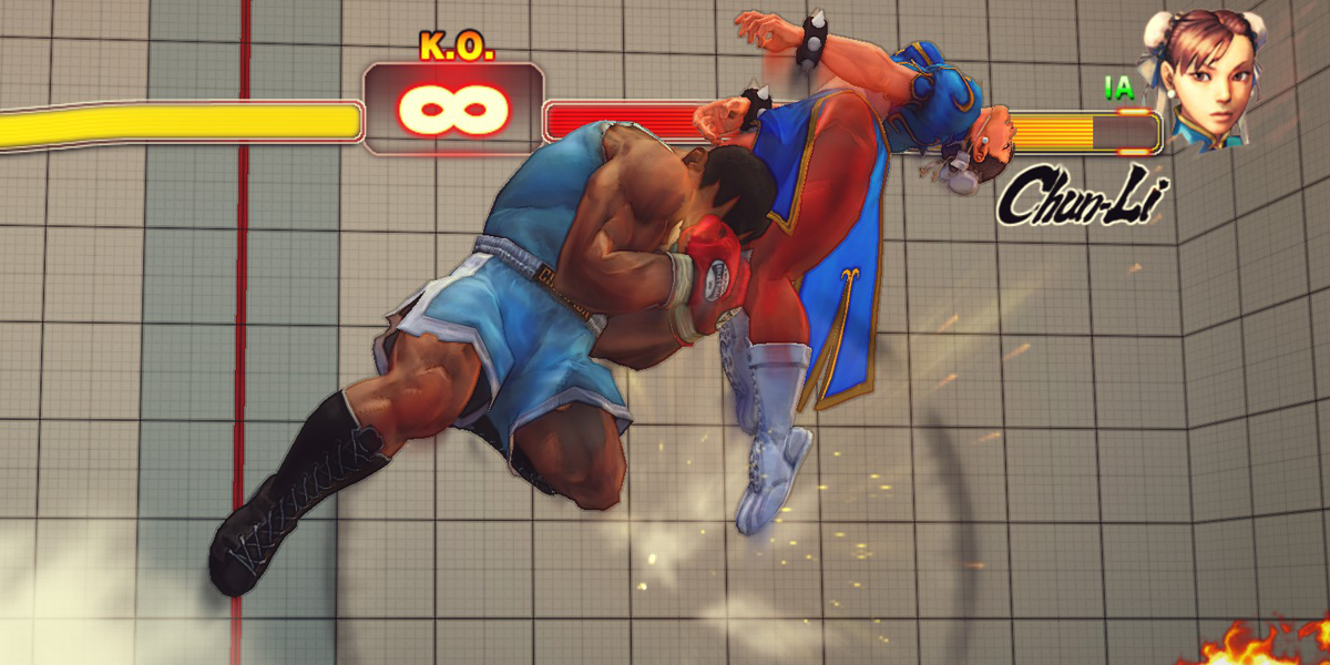 Balrog Street Fighter IV Buffalo Headbutt Chun-Li