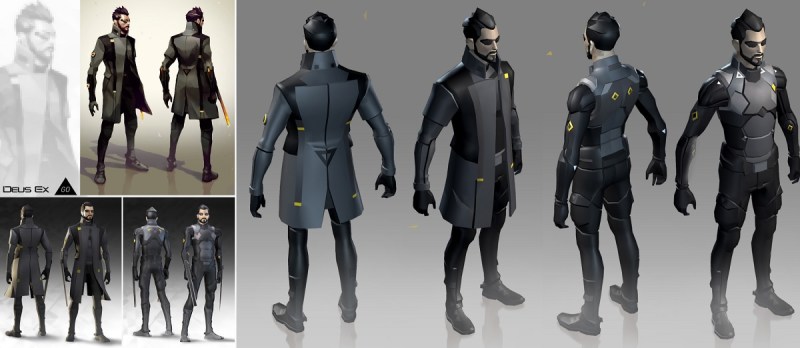 Adam Jensen in Deus Ex: Go