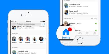 Facebook Messenger’s new home section shows you birthdays, favorites, and who’s online