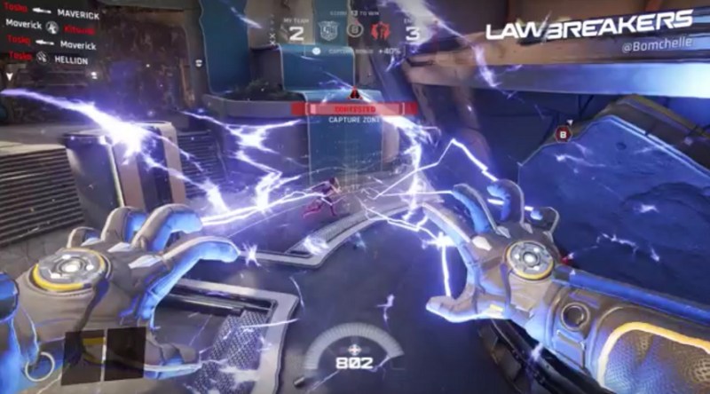 You can electrify enemies, Palpatine style, in Lawbreakers