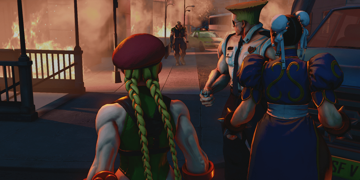 Street Fighter V Narrative Chun-Li Cammy Guile