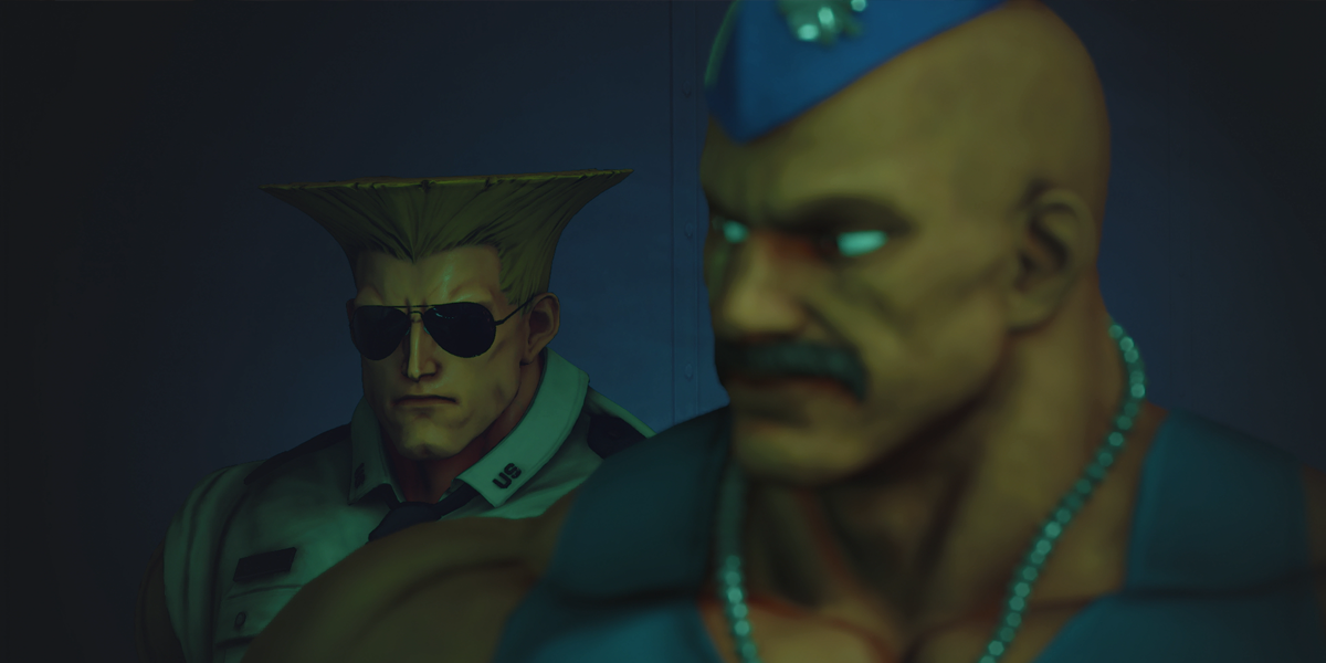 Street Fighter V Narrative Guile and Some Guy