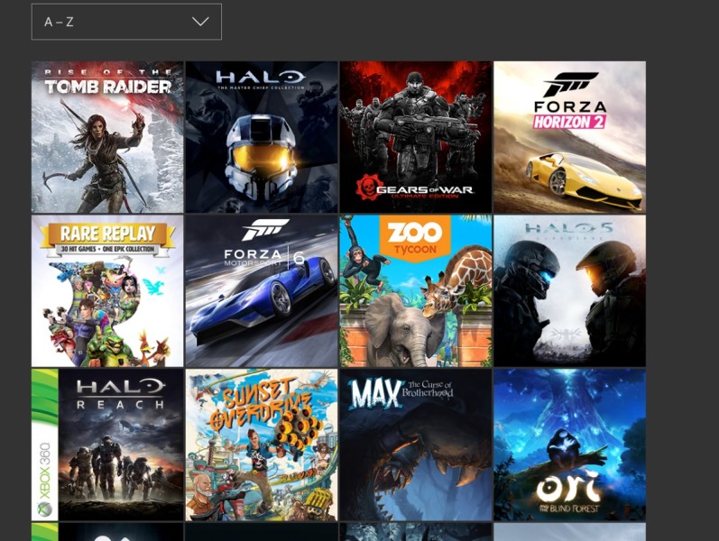 Xbox One's dashboard update 