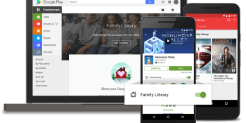 Google Play’s new Family Library lets up to 6 people share purchases across Android, iOS, and the web