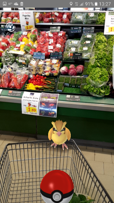Pokemon Go grocery store