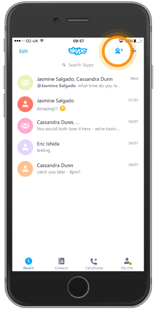 Skype version 6.20 update screenshot. Credit: Microsoft