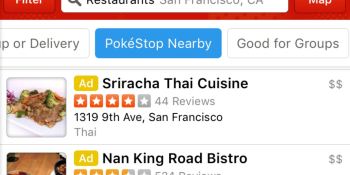 Yelp adds Pokémon Go filter so you can stop wasting time at PokéStop-less restaurants