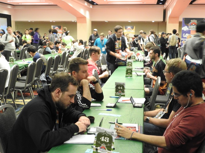 Card game players outnumber the 3DS players at the Pokémon World Championships.