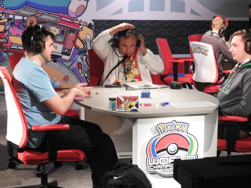 Two of the top players at the Pokémon World Championships, which have drawn almost 1,700 competitors to San Francisco. 