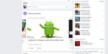 Facebook is testing a ‘Links you may like’ feature