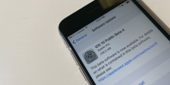 Apple releases iOS 10 public beta 4