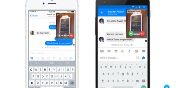 Facebook Messenger now lets you easily switch to video within any mobile conversation