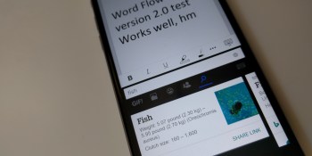 Microsoft updates Word Flow keyboard for iOS with built-in search