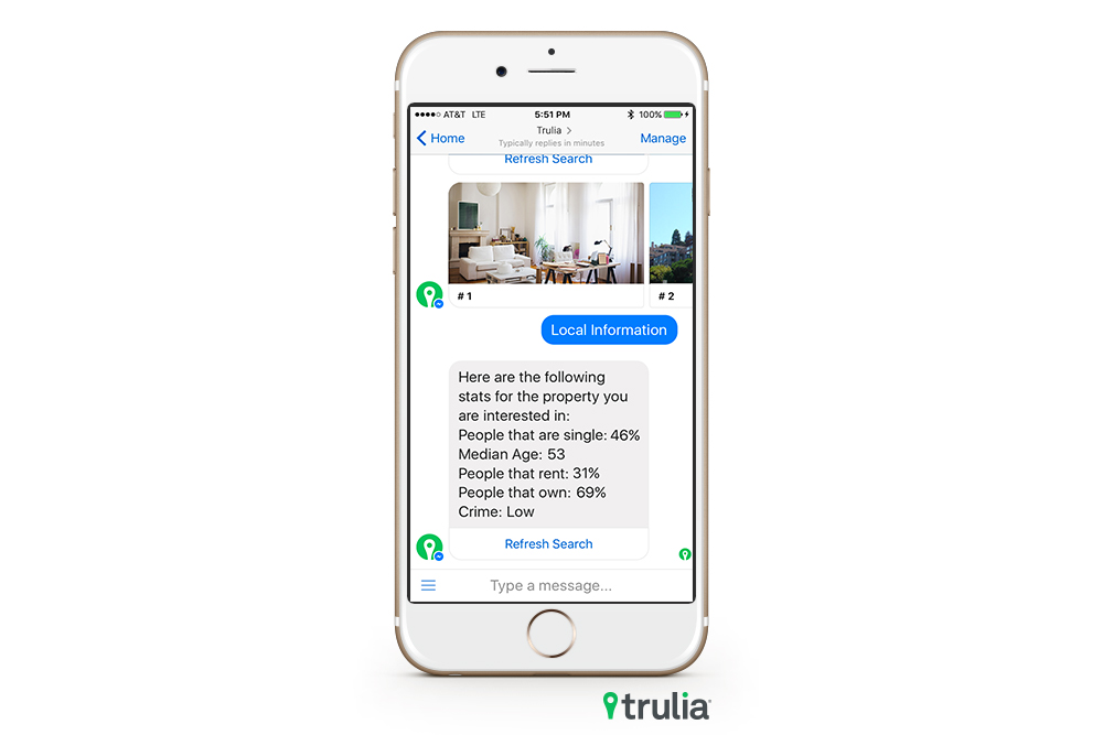 Trulia bot Local Info