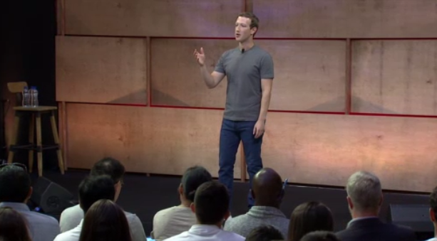 Mark Zuckerberg speaking at Luiss University