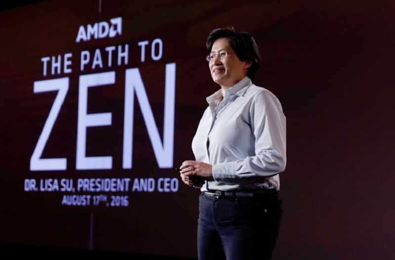 AMD CEO Lisa Su introduces Zen.