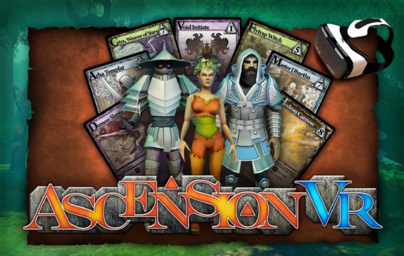 Ascension VR is a fantasy card game in virtual reality.