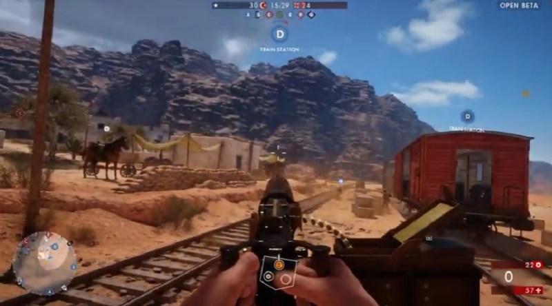 Battlefield 1 Sinai Desert map.