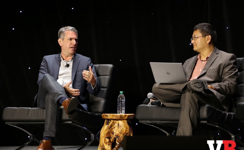 David Haddad, president of Warner Bros. Interactive Entertainment, and Dean Takahashi of GamesBeat.