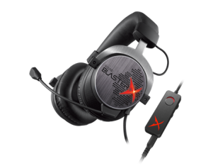 The Sound Blaster X H7 headphones. 