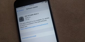 Apple releases iOS 10 public beta 3