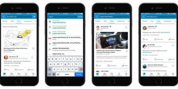 LinkedIn for Android and iOS now lets you search by topic, article, or hashtag