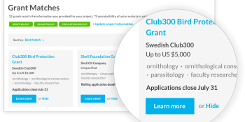 Instrumentl helps match scientists with the best research grants