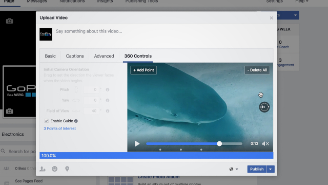 Facebook's guide tool for publishers around 360 videos.