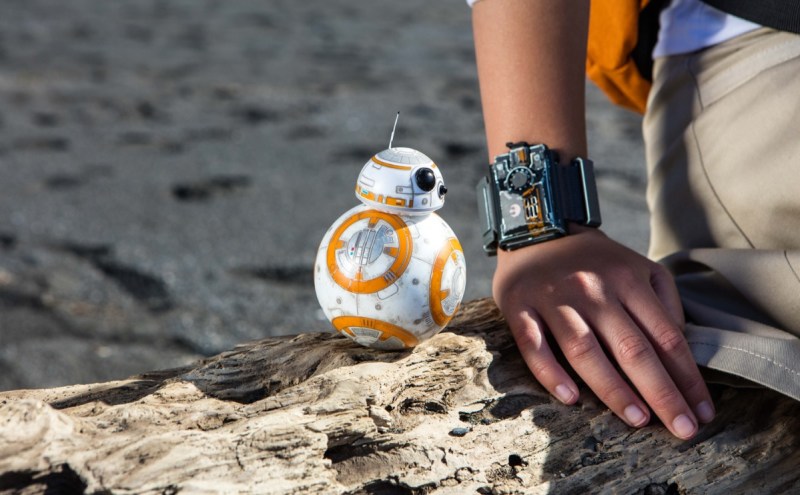 You can control BB8 with your Force Band from Sphero.