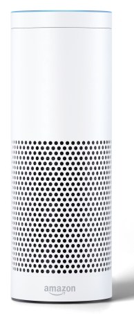 Amazon Echo-White, Front, On