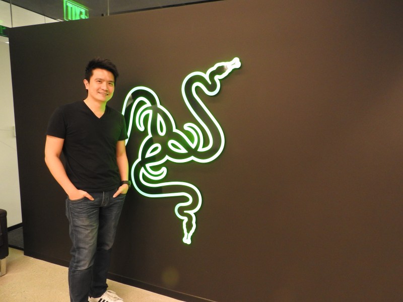 Min-Liang Tan, CEO of Razer, at the company's headquarters in San Francisco.