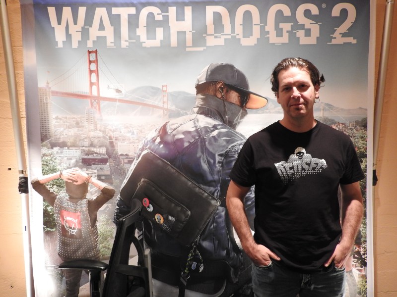 Danny Bélanger, game director for Ubisoft's Watch Dogs 2. 