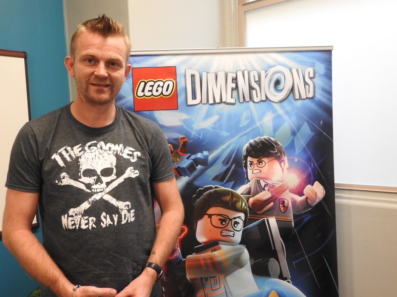 Arthur Parsons, game director on Lego Dimensions and head of design at Travellers Tales. 