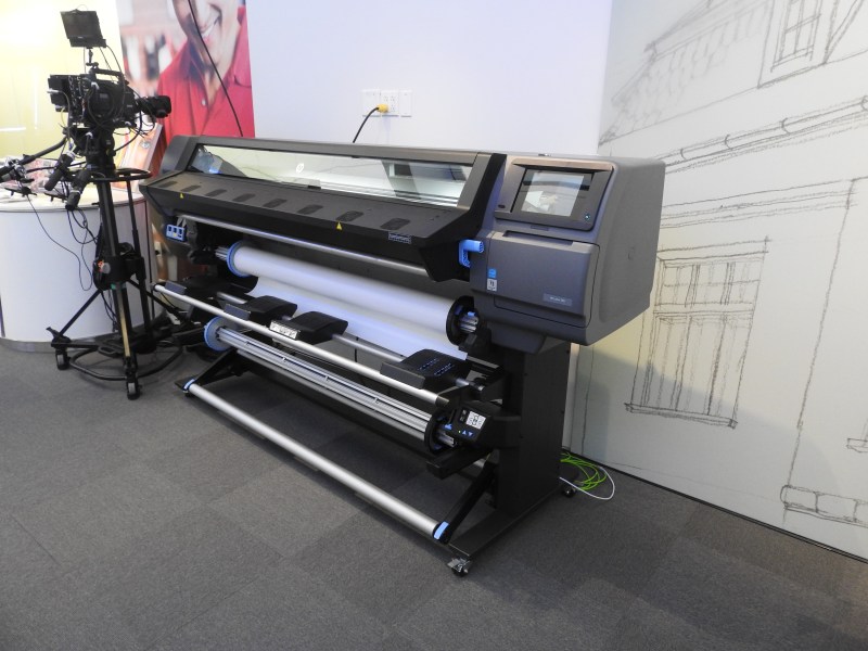 One of HP's big printers.