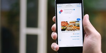 Domino’s now lets you order pizza through a Facebook Messenger bot in the U.S.