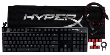 HyperX is now shipping its Alloy FPS gaming keyboard with Cherry MX Red or Brown switches