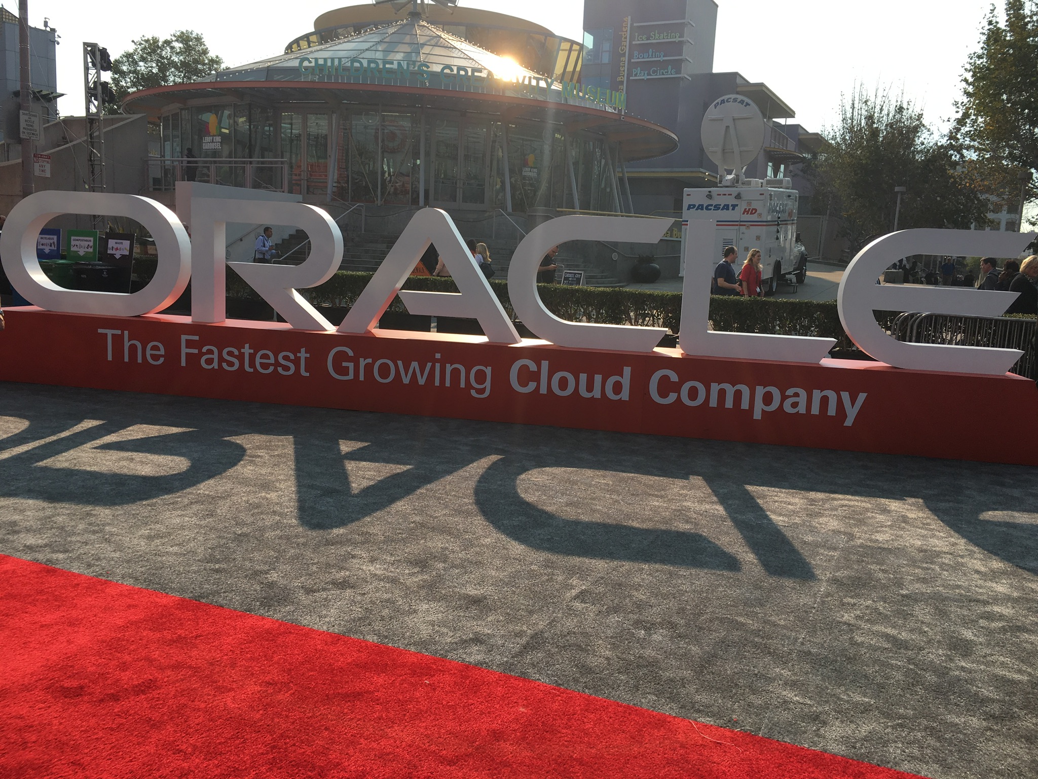 At 2016 Oracle OpenWorld in San Francisco.