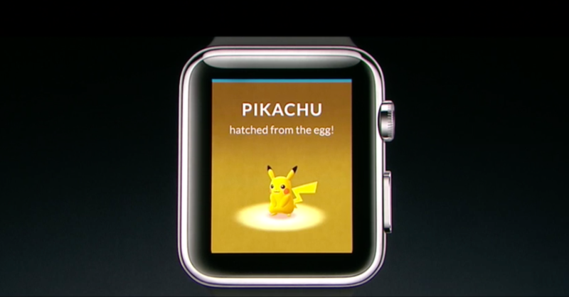 Pokémon Go on Apple Watch.