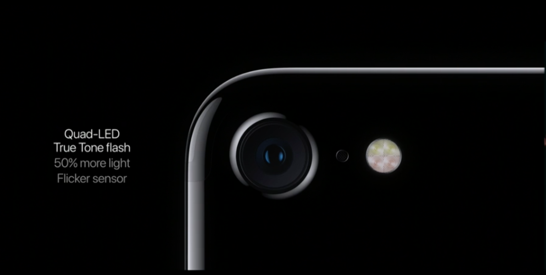 The iPhone 7's rear camera.