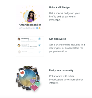 Periscope VIP Program