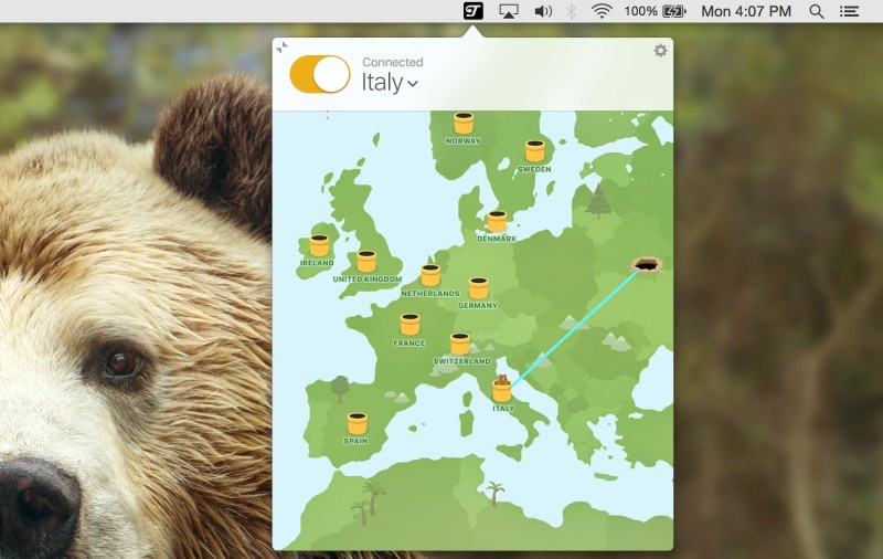 TunnelBear for Mac